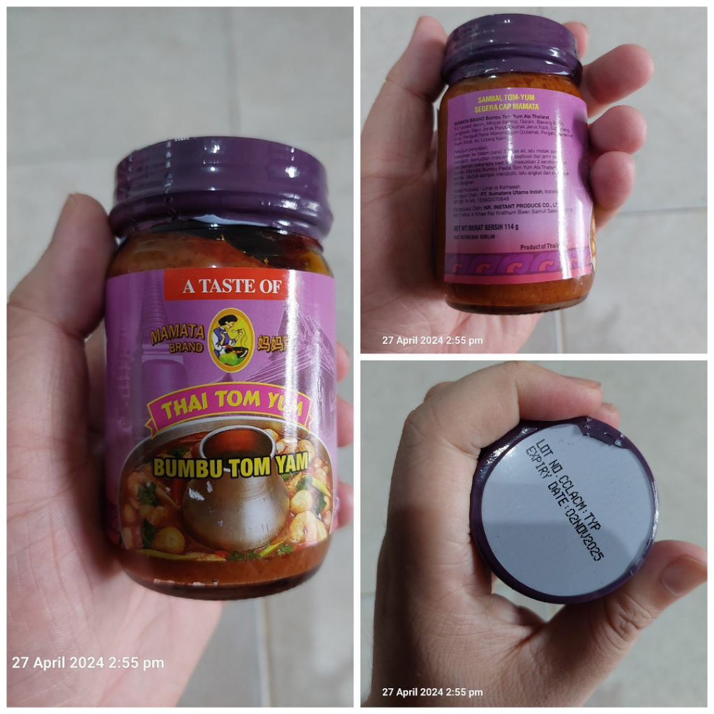 

[oddsolshop] pekanbaru/Mamata Thai Tom Yum 114 gr / Bumbu Tom Yam