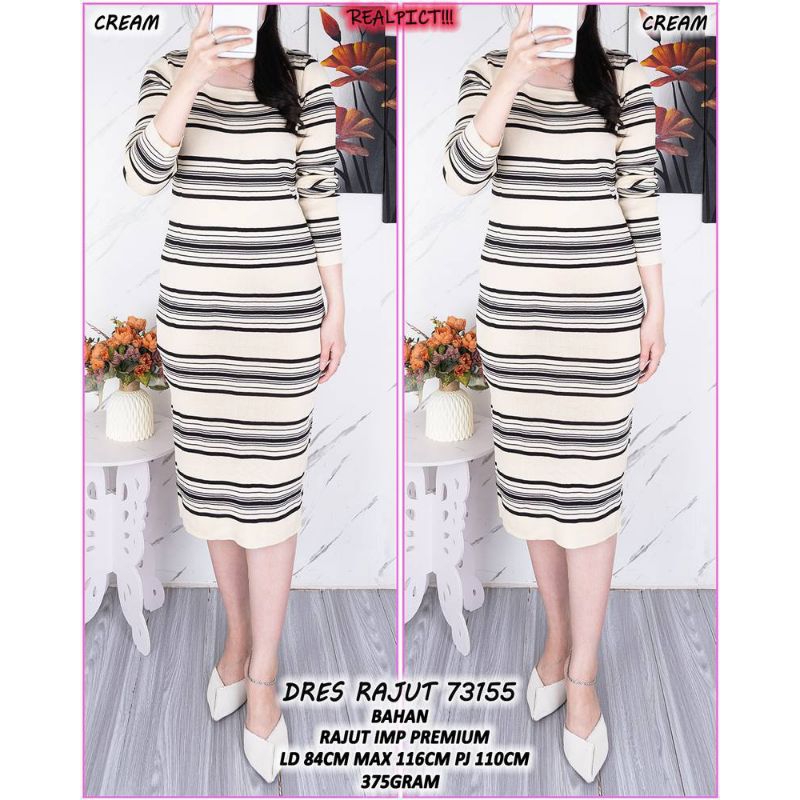 BODYCON DRESS RAJUT PREMIUM KNIT DRES BANGKOK VB 731555