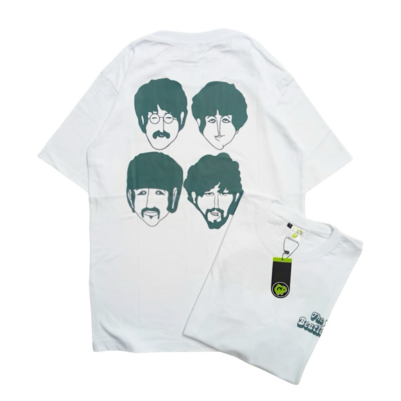 KAOS BAND THE BEATLES 4 FACE kaos distro pria kaos pria tshirt distro t shirt pria kaos kaos distro 