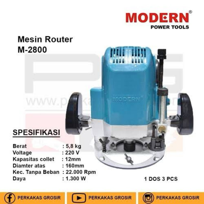 Mesin Router MODERN M 2800 Mesin Profil Modern M2800