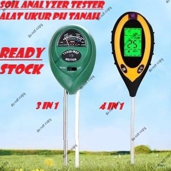 DISKON BRANDS FESTIVAL Digital Soil Analyzer Tester Meter Alat Ukur pH Tanah 3  4 in 1
