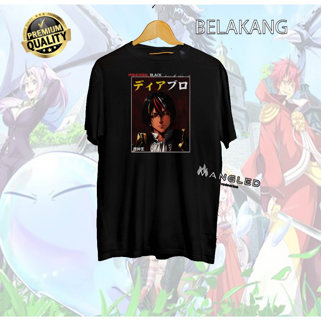 Baju Anime tensura diablo - kaos anime - baju wibu - anime viral - anime keren - anime - tensura - b