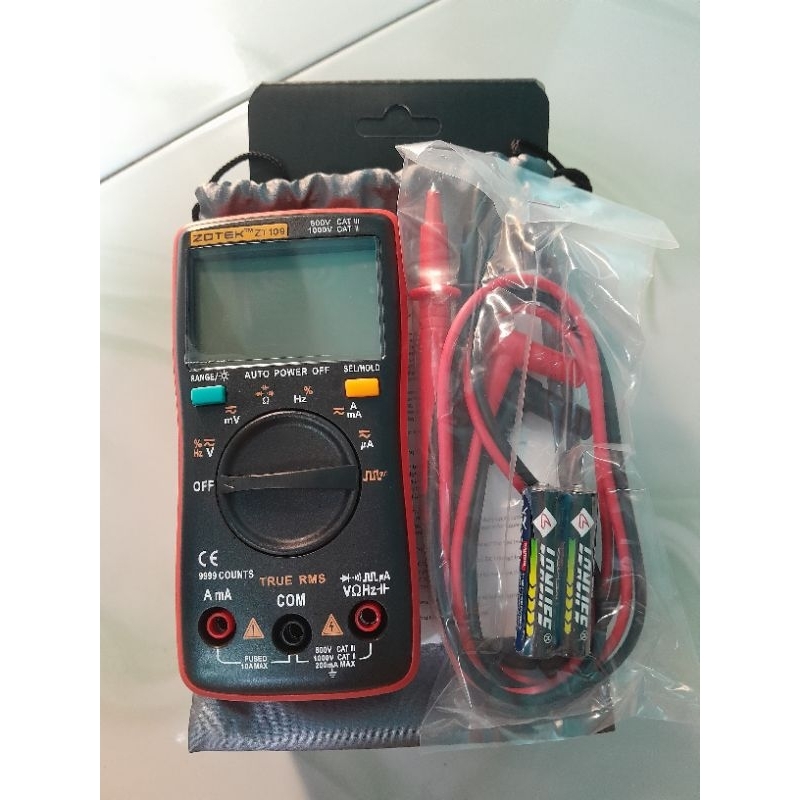 Zotek ZT109 digital avometer digital multimeter digital multester