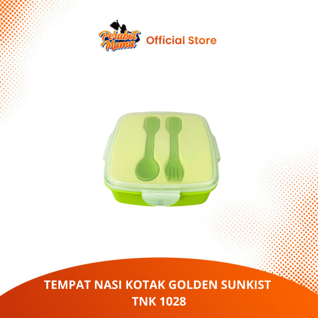 TEMPAT NASI KOTAK GOLDEN SUNKIST TNK 1028