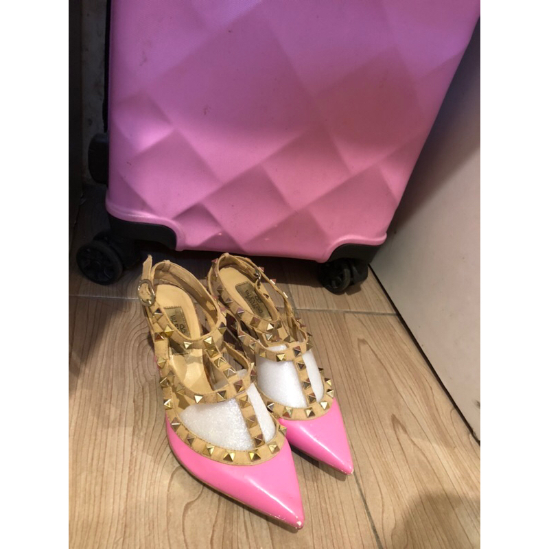 Heels valentino fuschia / pink fanta sz 36 MIRROR qty