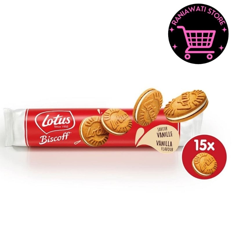 

Lotus Biscoff Biscuit Sandwich Vanilla 150gr