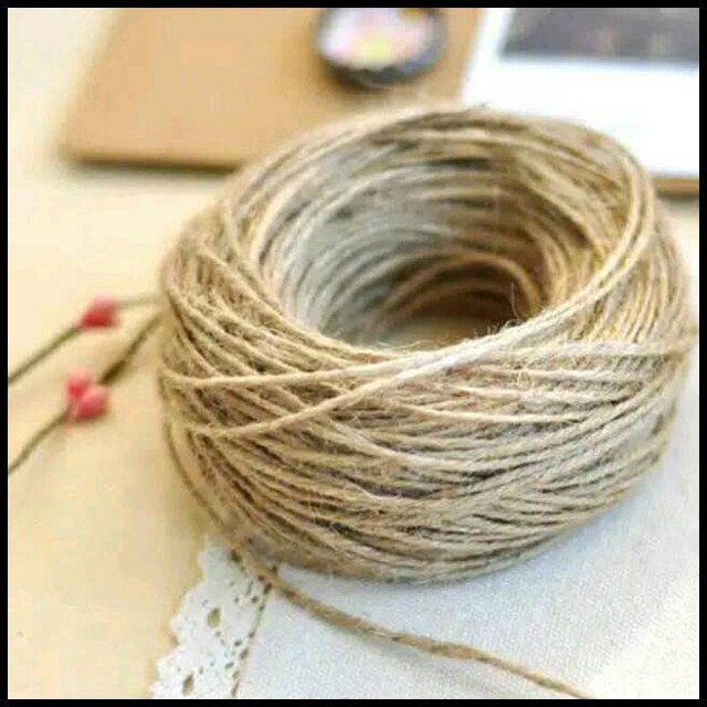 

Per Meter TALI RAMI HANG TAG / TALI GONI / TALI VINTAGE / TALI PENJEPIT