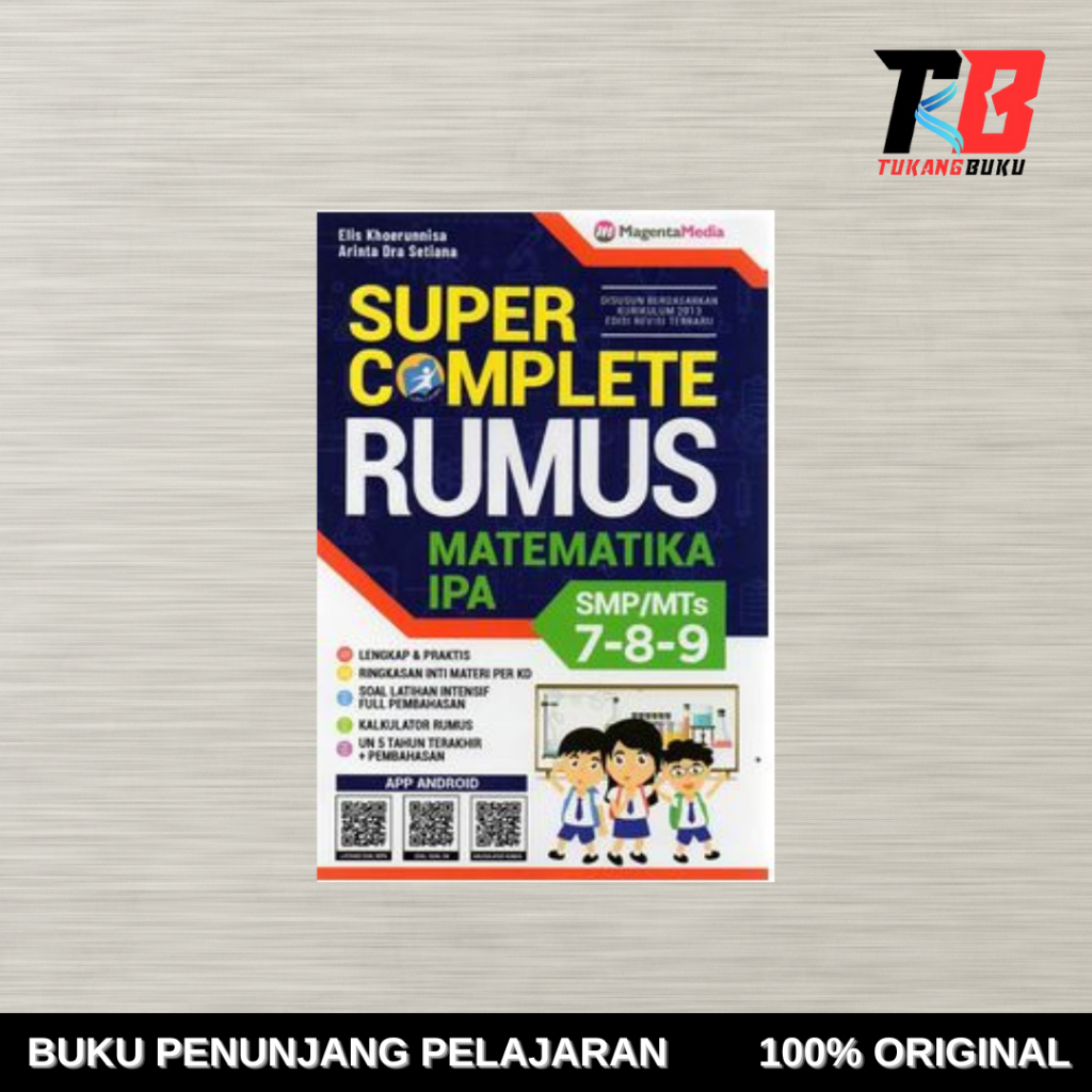 BUKU PELAJARAN SMP - SUPER COMPLETE M-IPA SMP/MTS KELAS 7,8,9