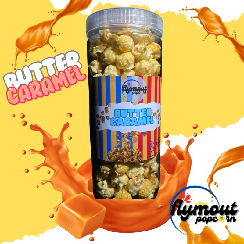 

Flymout Popcorn Caramel Butter / Gourmet Popcorn / Premium Popcorn / Snack Popcorn Large toples
