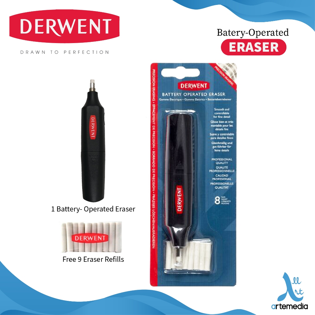 

Derwent Battery Operated Eraser and Refill Blister Penghapus Pensil