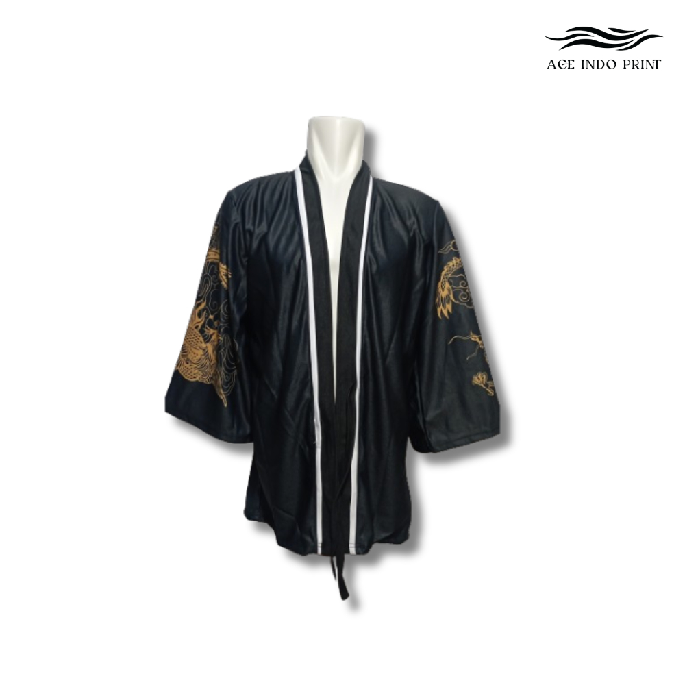 Kimono Cardigan Outer Pria Wanita Fashion #048 Cuci Gudang Flash Stock Terbatas