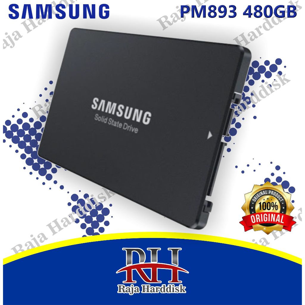 Samsung PM893 SSD 480GB -2.5" Inc SATA Enterprise -  480GB
