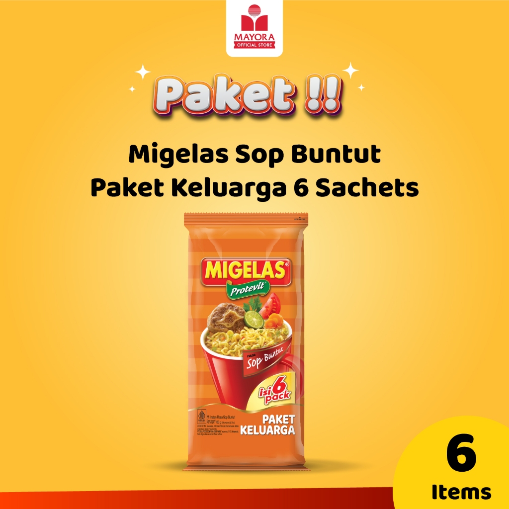 

Migelas Sop Buntut Paket Keluarga 6 Sachets