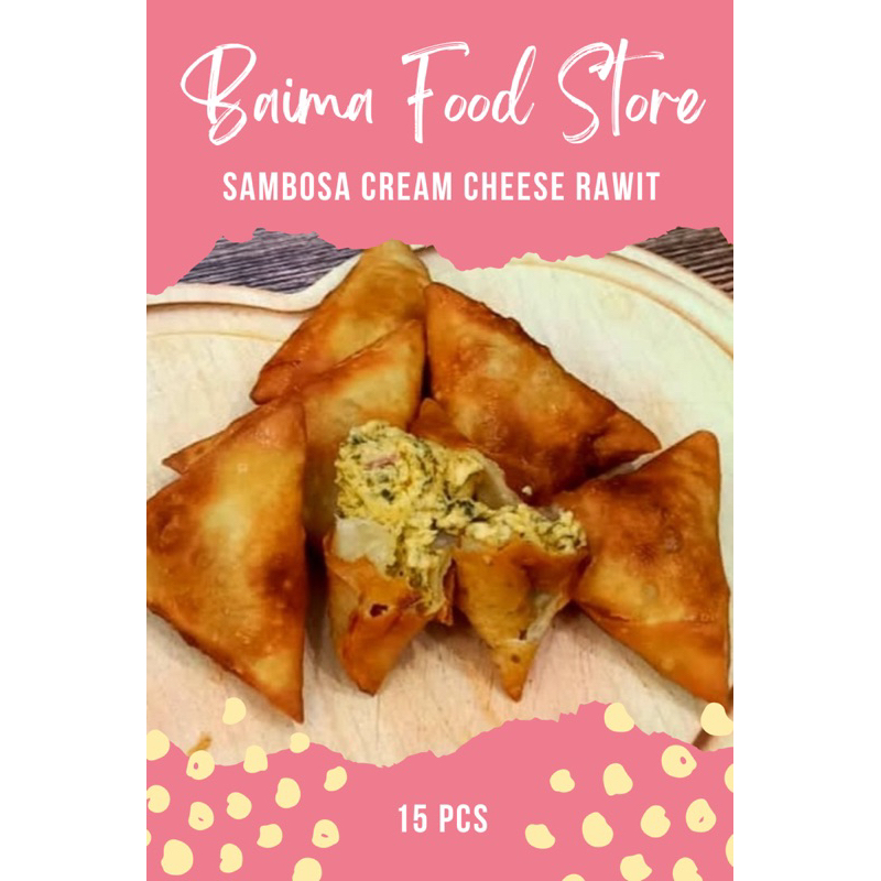 

Sambosa Creamcheese Rawit Isi 15 Pcs