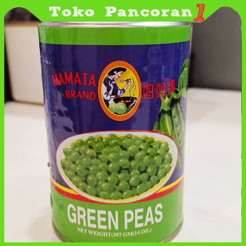 

Green Peas Kacang Polong Kaleng 397gr / Green Peas