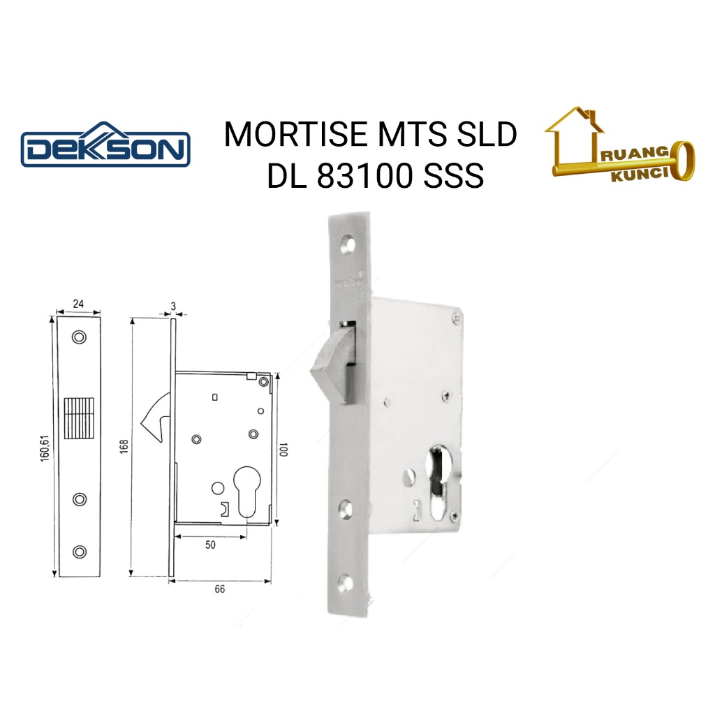lockcase body kunci pintu sliding kait dekkson 83100 sss kunci sliding
