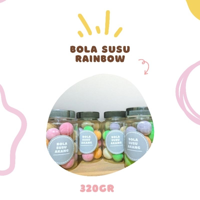 

Cemilan Bolsu // Cemilan Bola Susu Rainbow