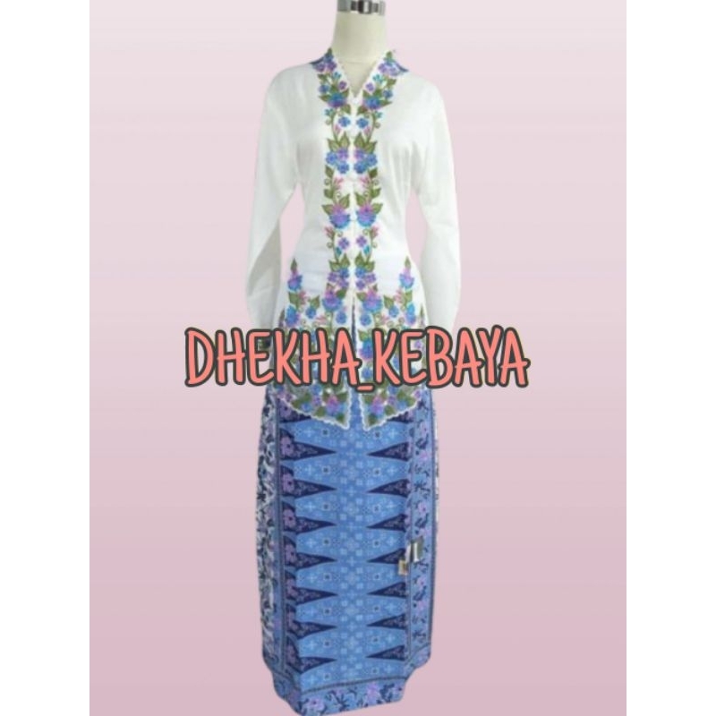 SETELAN KEBAYA ENCIM BETAWI LENGAN PANJANG/SETELAN KEBAYA ENCIM DEWASA JUMBO