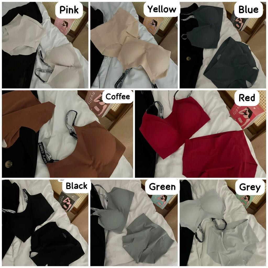 READY SETELAN DALEMAN WANITA / BRA SET SEEMLESS