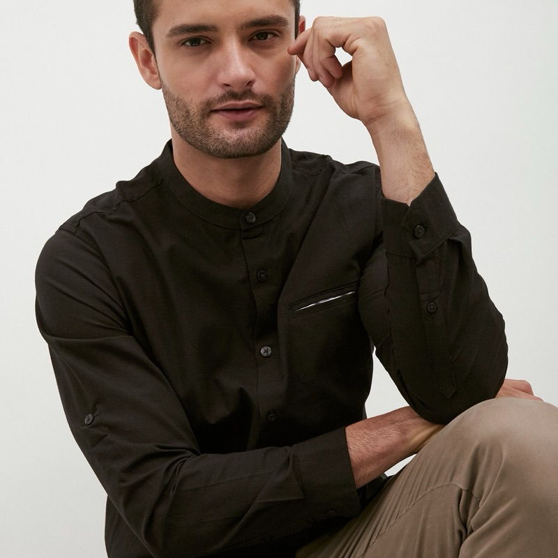 Baju Kerah Shanghai Pria