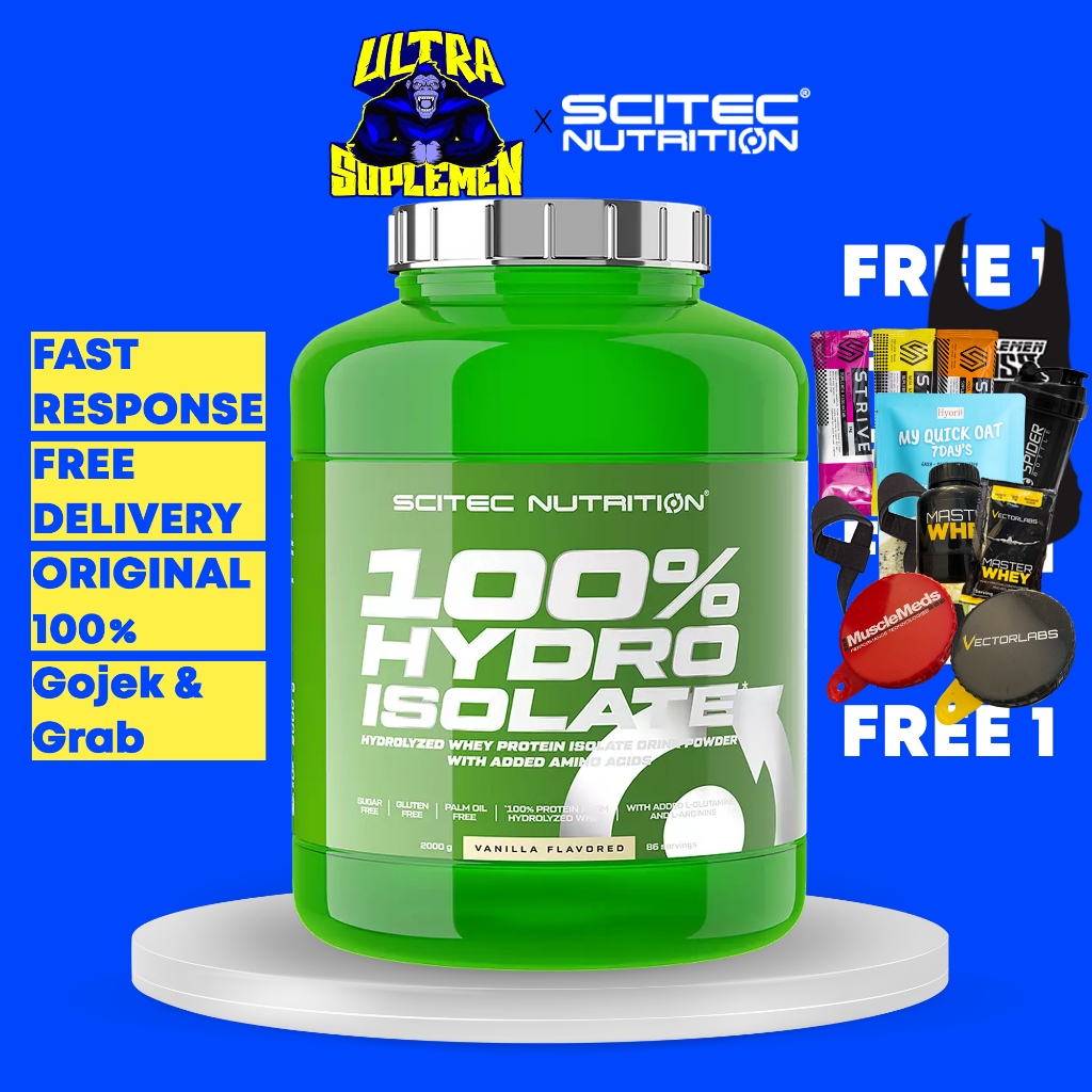 SCITEC NUTRITION 100% HYDRO ISOLATE 2000g 86 SERVING WHEY PROTEIN