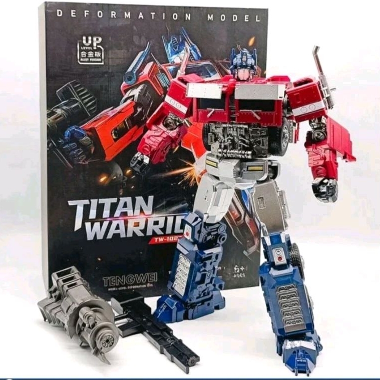 Baiwei TW 1027 D Optimus Prime Tengwei Titan Warrior Deformation Model Optimus Prime TW-1027D