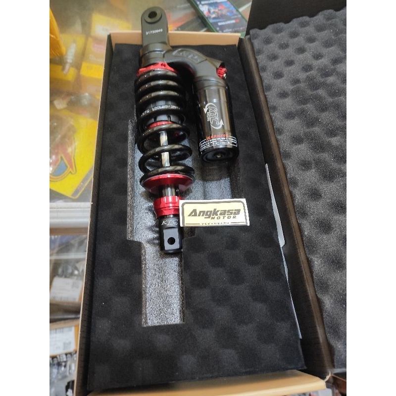 shockbreaker ktc racing matic Evo 310mm black red double klik