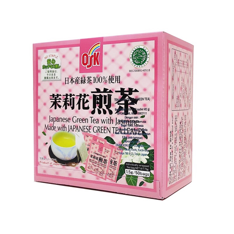 

OSK JAPANESE GREEN TEA JASMINE KEMASAN 50 sachet