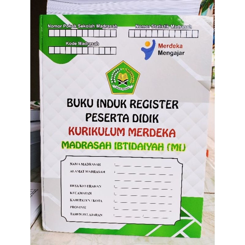 

BUKU INDUK REGISTER KURIKULUM MERDEKA PESERTA DIDIK MADRASAH IBTIDAIYAH (MI) - BUKU INDUK MI KURIKULUM MERDEKA ISI 36 SISWA