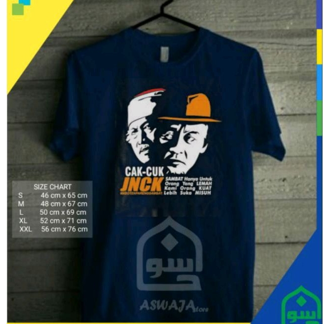 Kaos Baju Distro CAK CUK CAK NUN SUDJIWO TEDJO SAMBAT 100 % Cotton Combed 30s Unisex Terlaris / T SH
