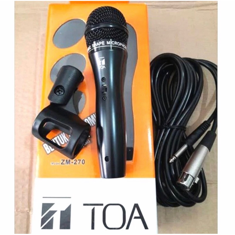 mic kabel toa zm 270 original toa microphone kabel