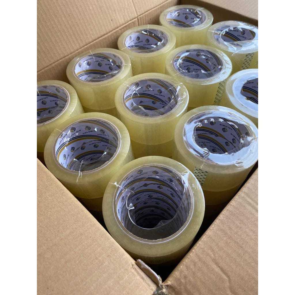 

Lakban Bening Coklat 1 Slop isi 6 pcs 45mm dan 48mm 90 y