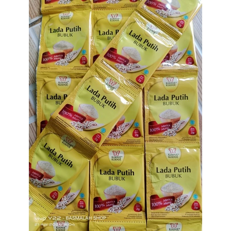 

Lada Putih Koepoe Koepoe 2gr 3renceng/30pcs