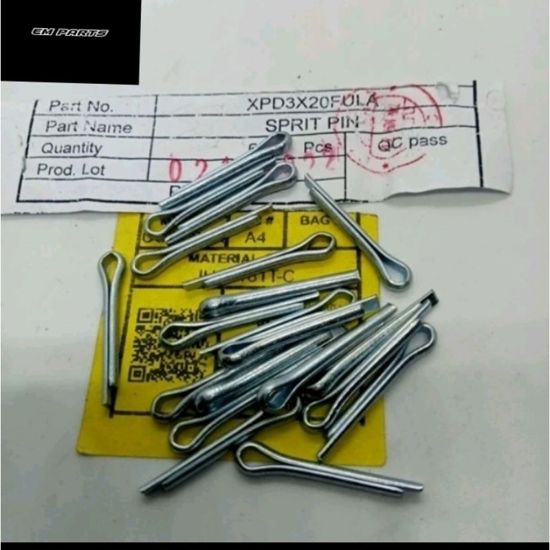 

010PCS spit penahan mur roda UNIVERSL KAWAT PEN SPY CLIPS PEN