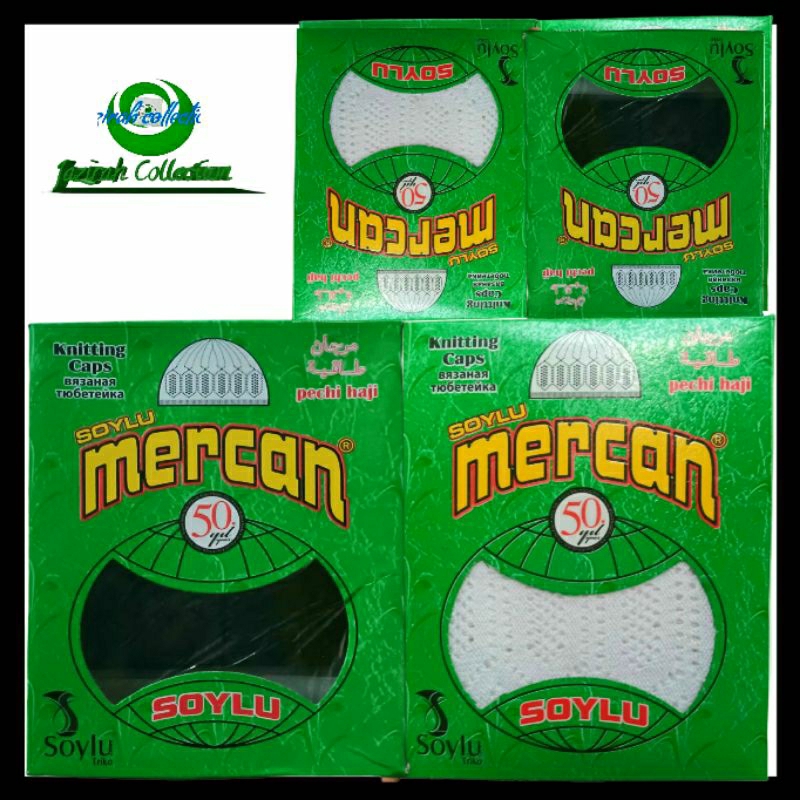 Mercan Turki peci Import Dari Turki Kain Rajut_Songkok Bulat Import