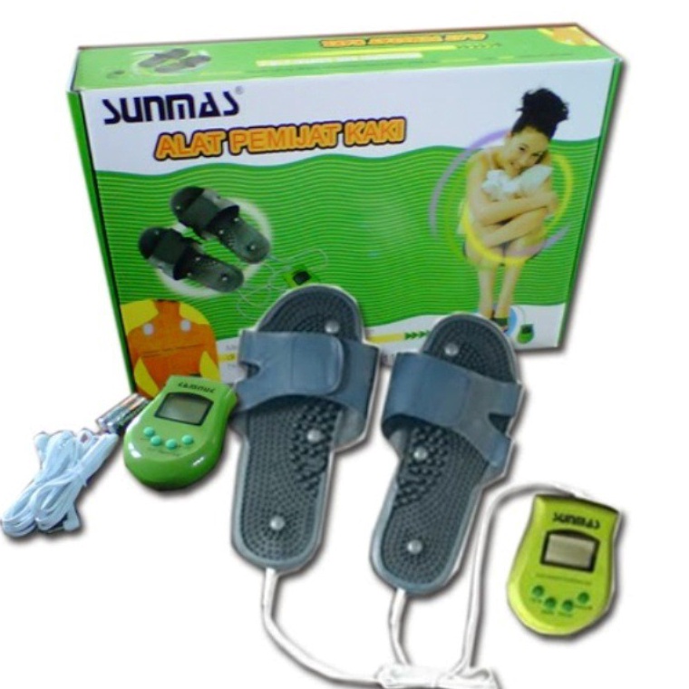 Tren Kekinian Alat Pemijat Kaki Sunmas Foot Massager Sendal Kesehatan