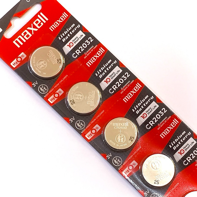 Baterai CR2032 Maxell Original Lithium 3 Volt Batre CR 2032