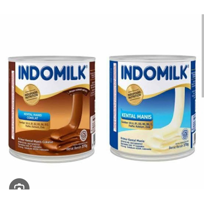 

INDOMILK kental manis 370gram kaleng