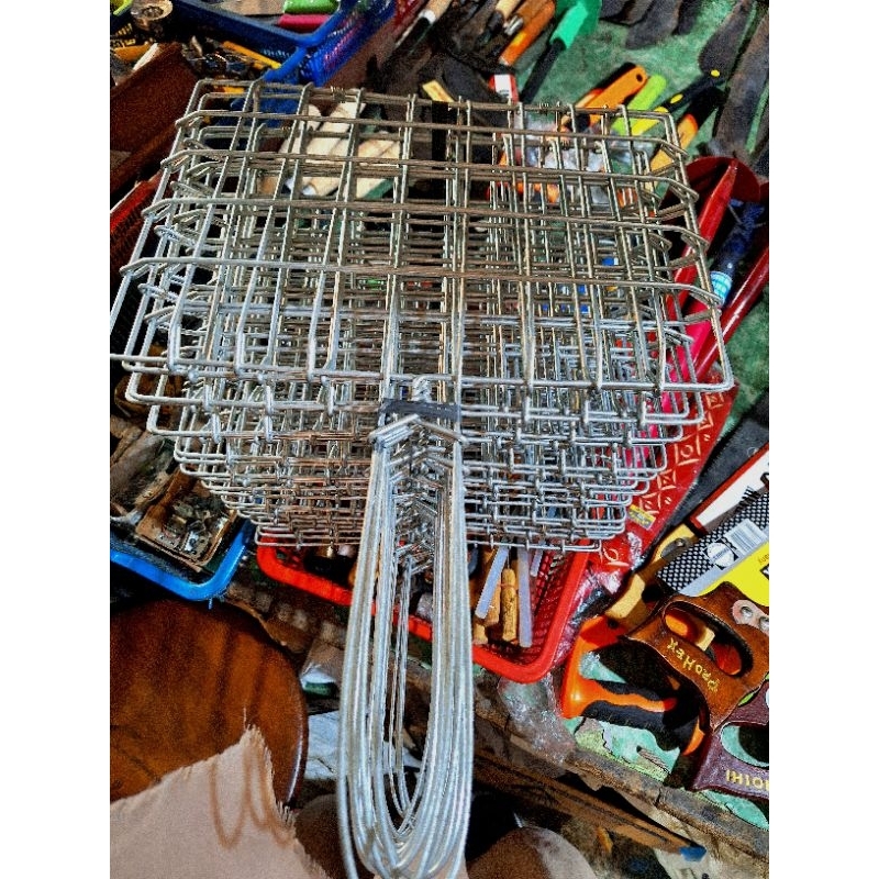 Panggangan ikan | Tatakan pemanggang Tebal | Kawat panggangan ikan ayam Tebal