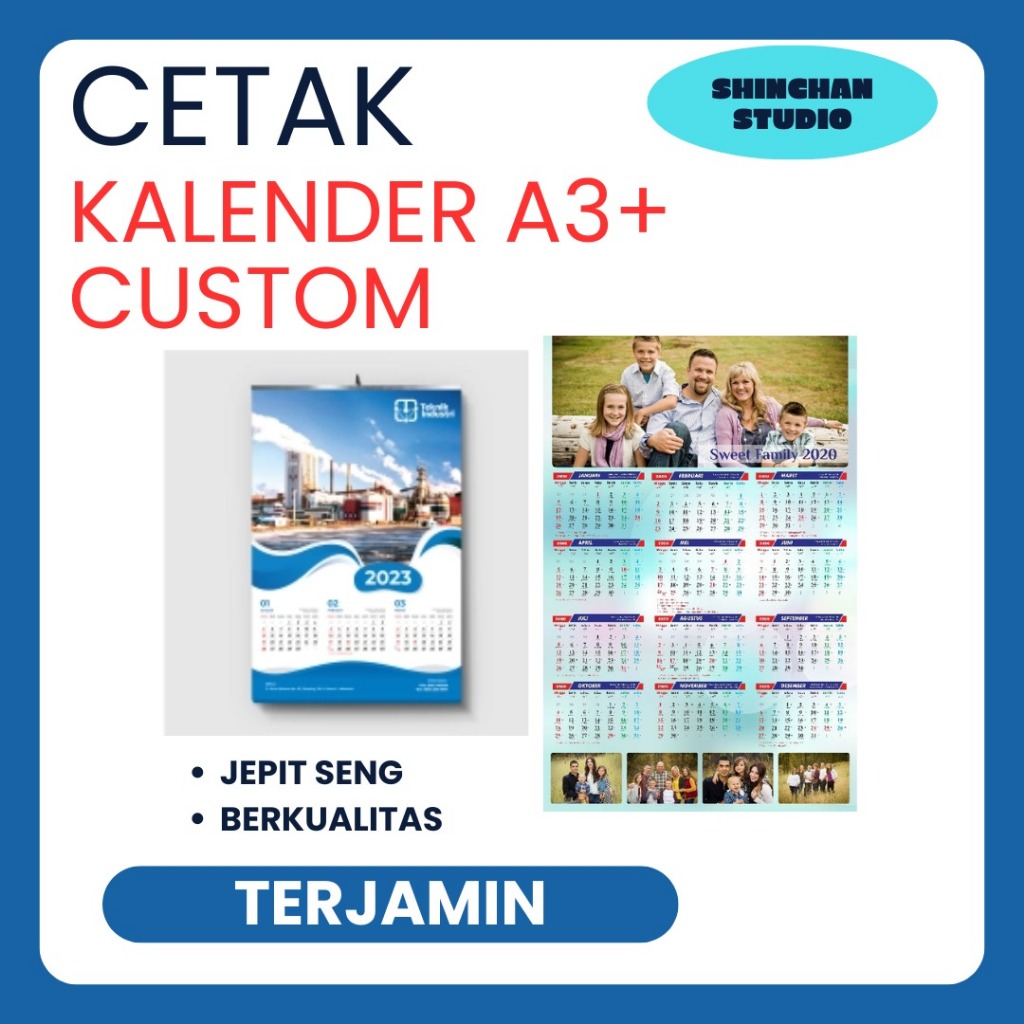 

Cetak Kalender A3+ Custom