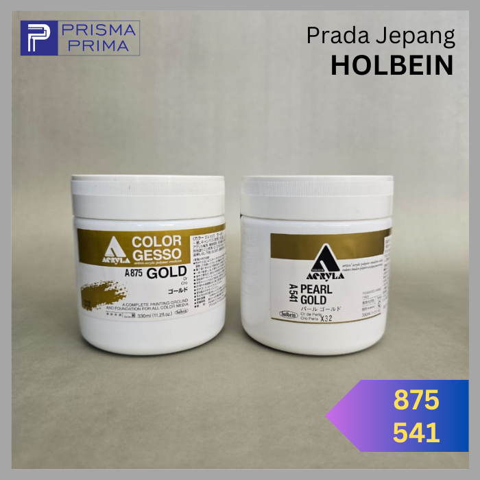 Cat HOLBEIN Color Gresso Prada Prade Jepang 875 541 Gold Emas