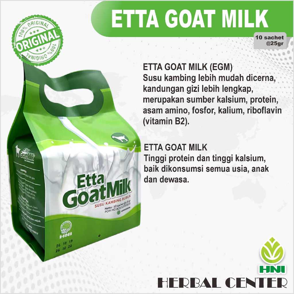 

Susu Kambing Etta Goat Milk HNI