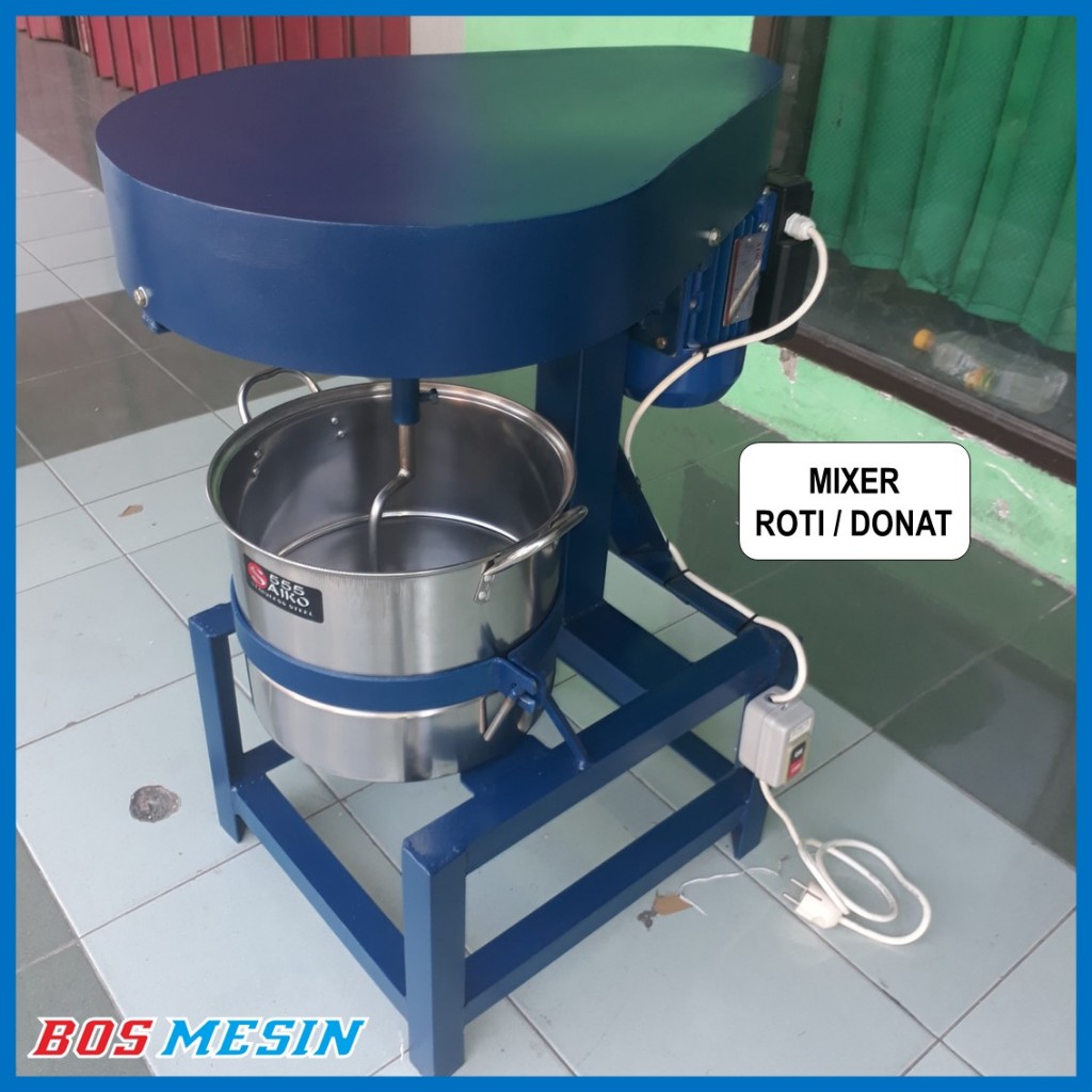 mesin mixer donat roti mie rakitan kap 3kg