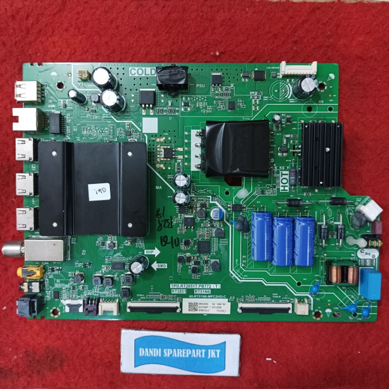 MB led tv TCL 43p615 - mainboard tv - mesin tv led