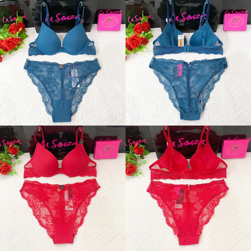 La senza Original Bra Set Obsession Push Up Size 32A 34A/S 34D/M 60262401