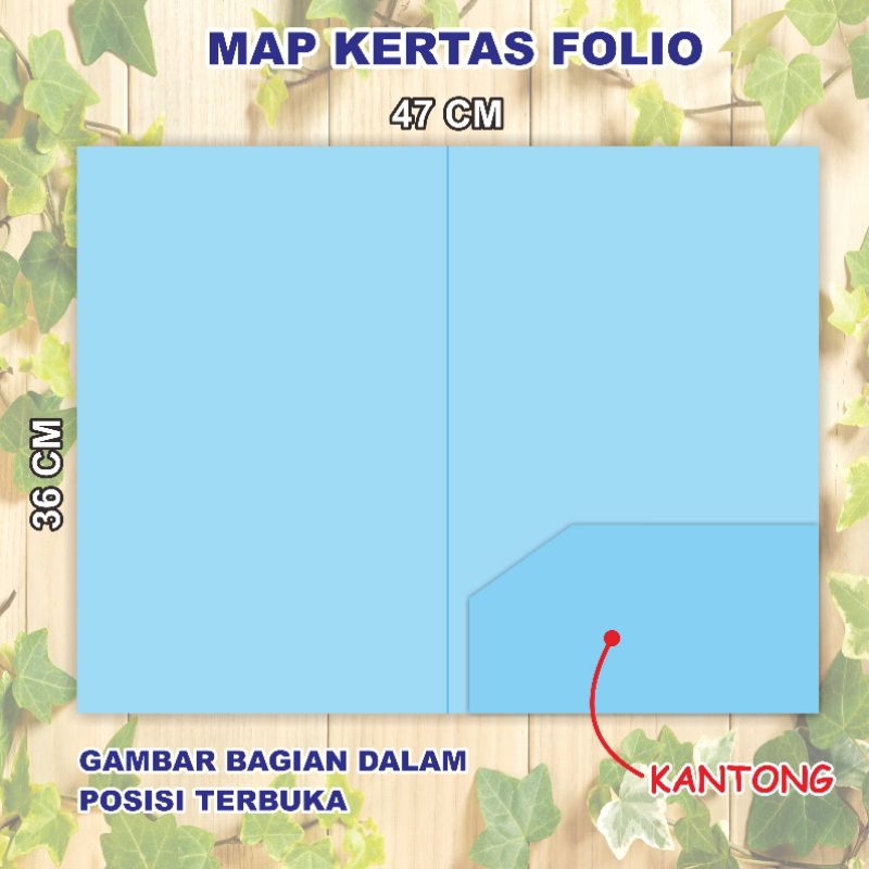 

Map Polos Folio / Map polos Manila (100 pcs)