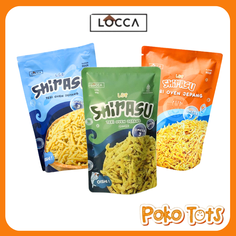 

Locca Shirasu Teri Oven Jepang 80gr Snack Cemilan Sehat Dari Ikan Teri WHS