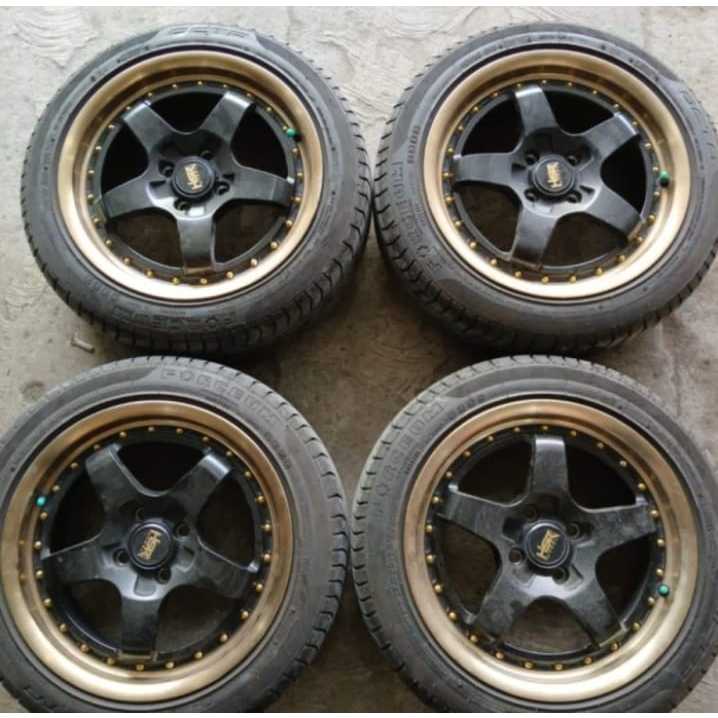 VELG MOBIL SEKEN/BEKAS MURAH HSR BOB RING 16 DAN BAN 195/50 R16 PNP JAZZ,YARIS