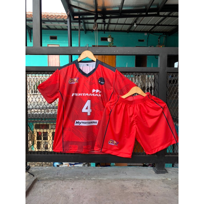 Jersey Voli Proliga Cowo Jakarta Pertamina Pertamax