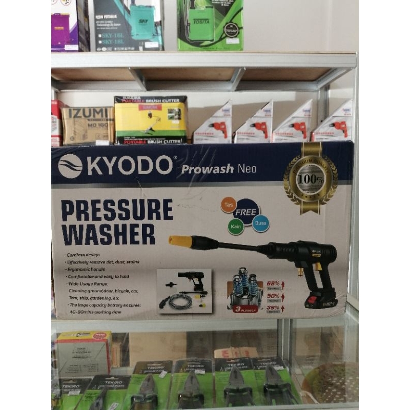 Alat Steam Jet Cleaner Portable KYODO PROWASH NEO Cordless Jet Cleaner